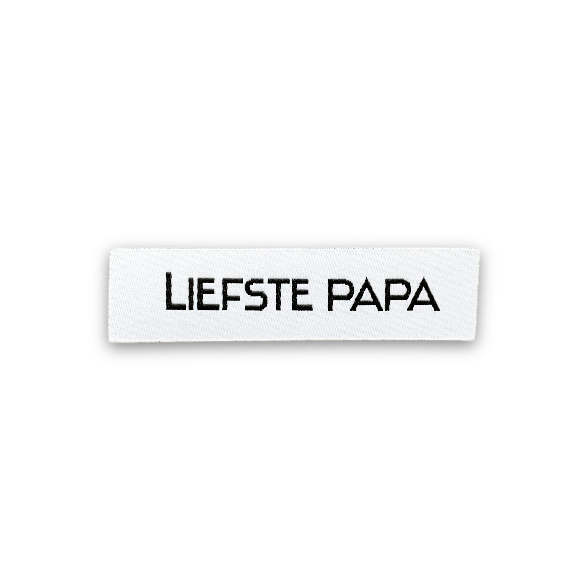 Geweven label LIEFSTE PAPA