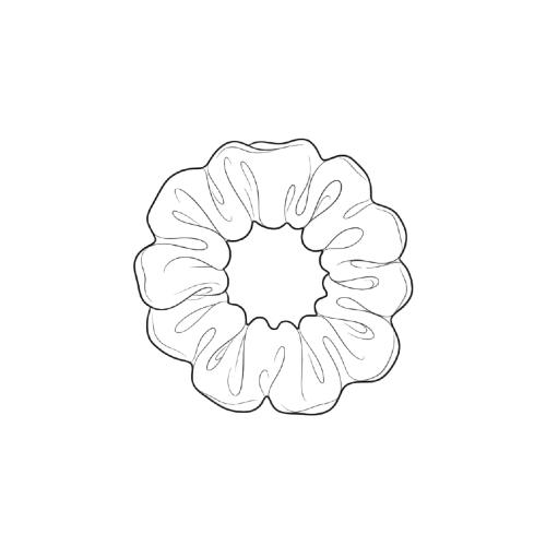 Scrunchie vanuit eigen stof